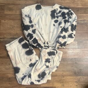 AFRM Tie-Dye Sweatshirt and Joggers Set